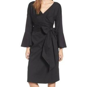 WAYF Nordstrom Bell Sleeve Wrap Dress Tie